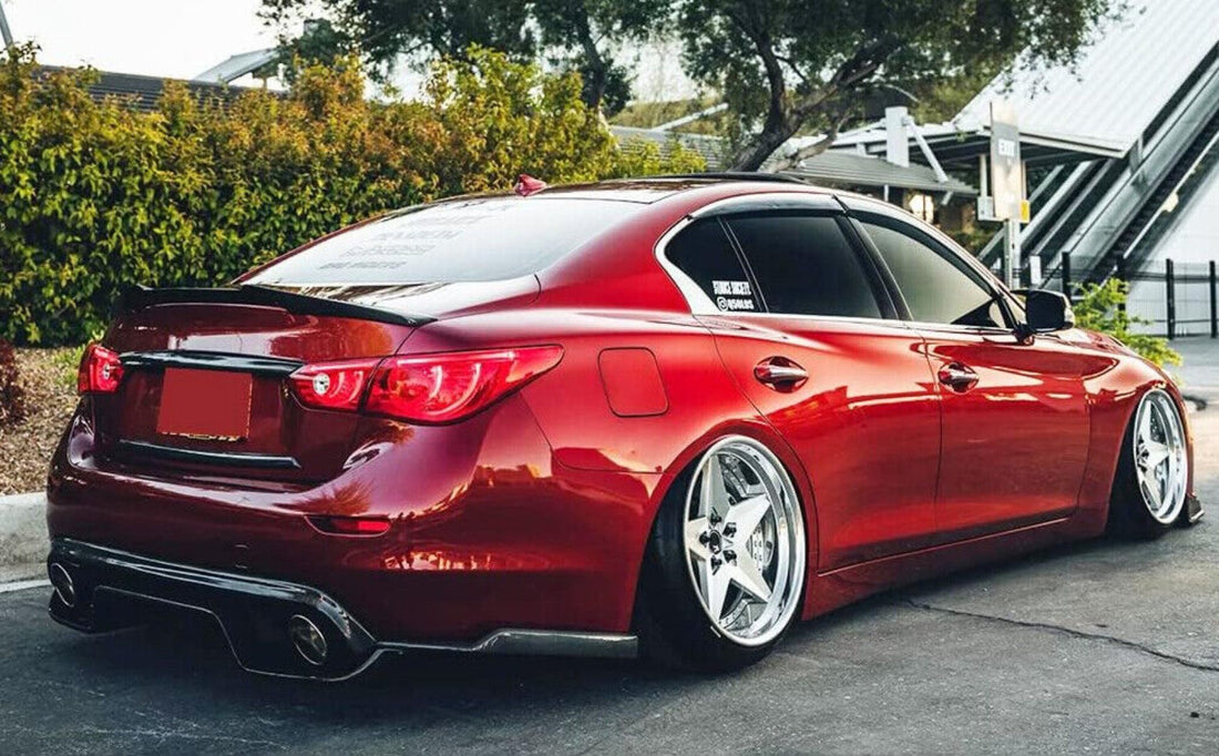 Carbon Fiber Rear Side Canards - Infiniti Q50 (2014-2024)