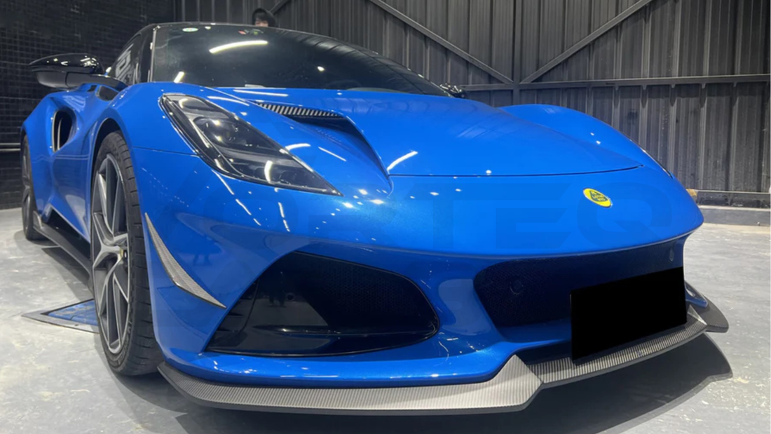Carbon Fiber Performance Front Bumper Canards - Lotus Emira