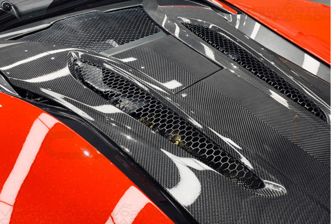 Carbon Fiber Rear Engine Cover Replacement - McLaren 570S/540C Coupe