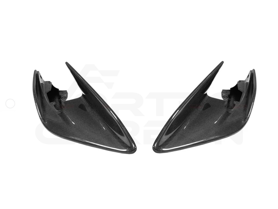 Carbon Fiber Front Splitters (2 Piece) - McLaren 600LT