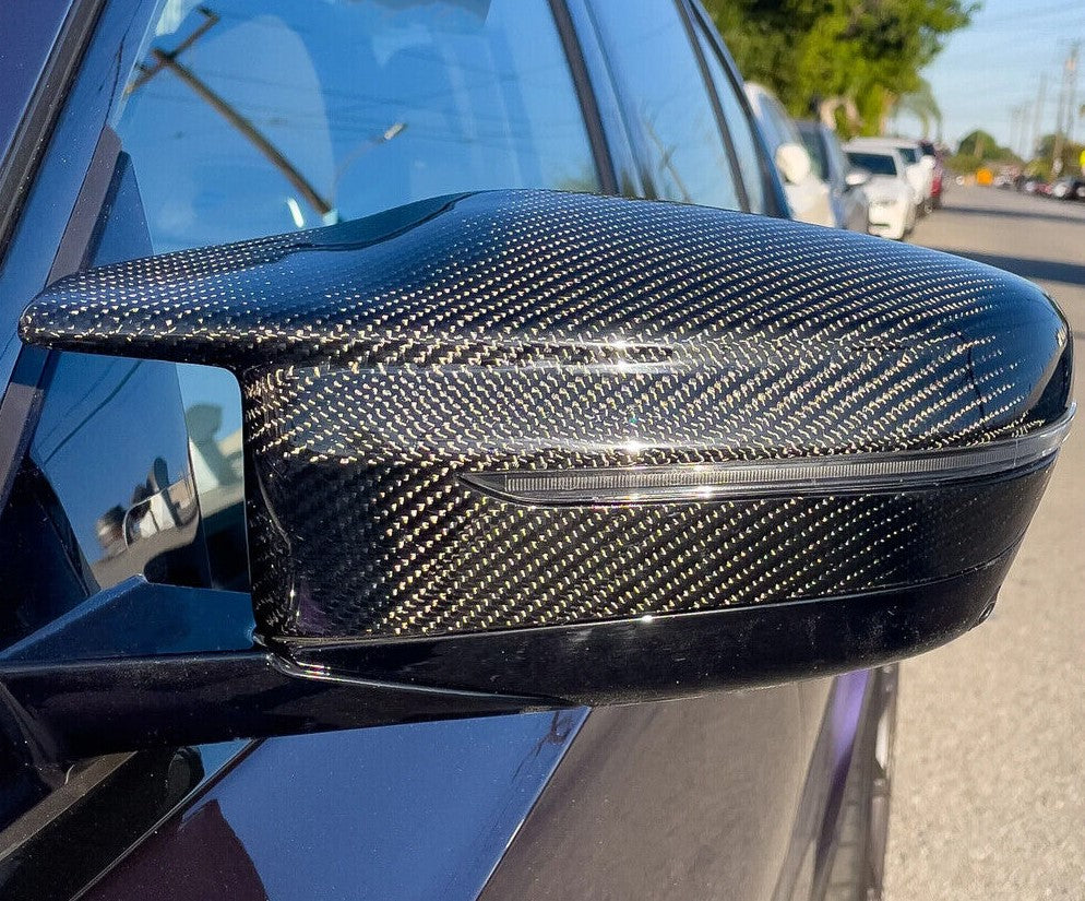Carbon Fiber Mirror Caps - BMW G80 M3 / G82 G83 M4 / G87 M2