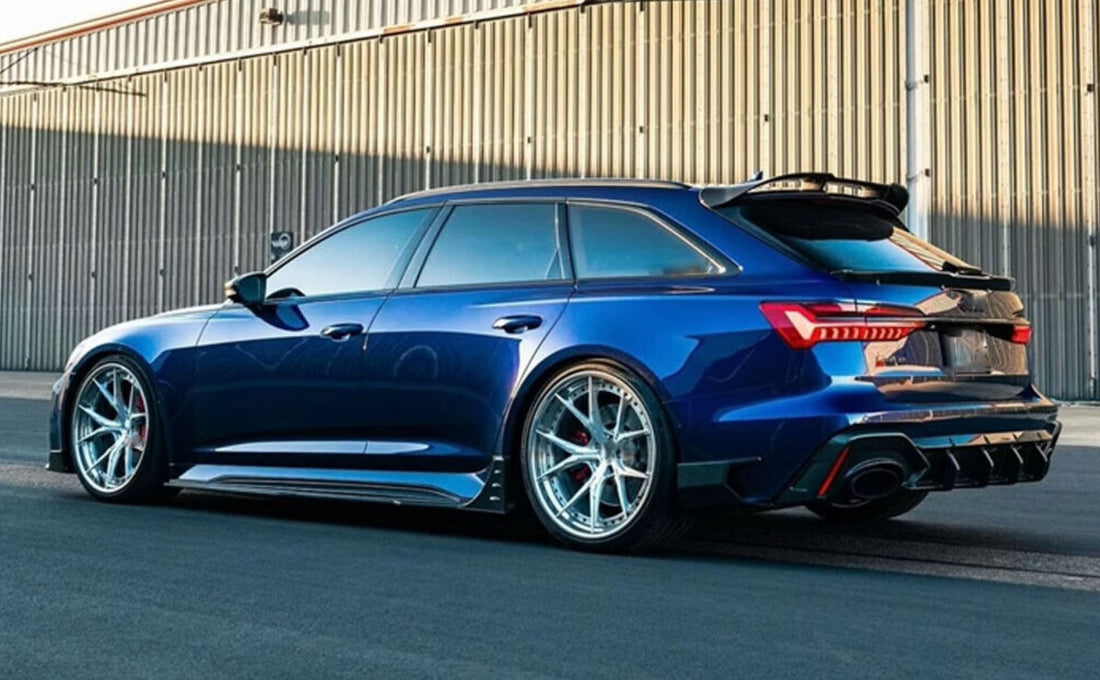 Carbon Fiber Rear Trunk Roof Spoiler - Audi RS6 C8 Avant (2019-2023)