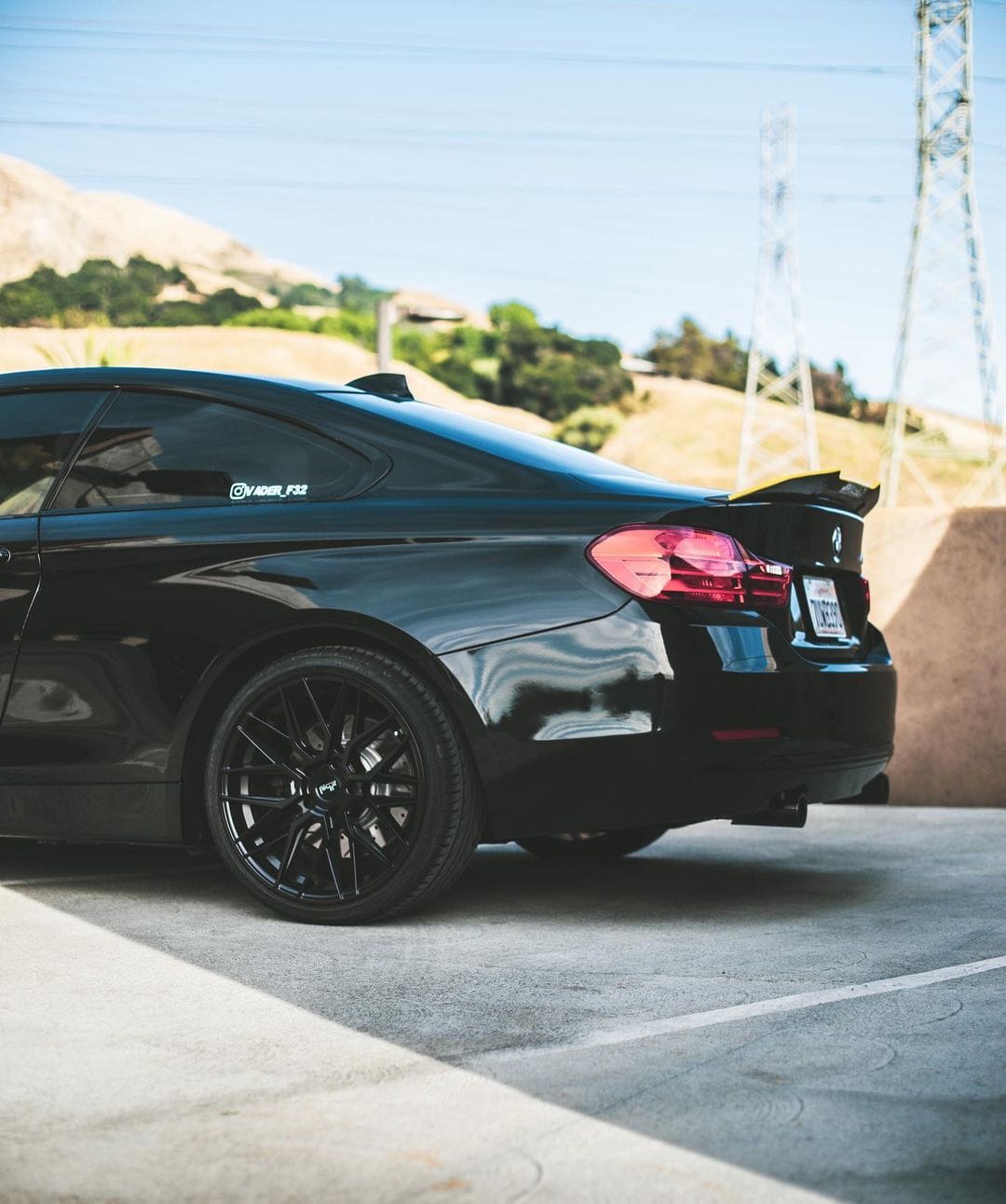 Carbon Fiber Trunk Spoiler PSM High Kick Style - BMW F32