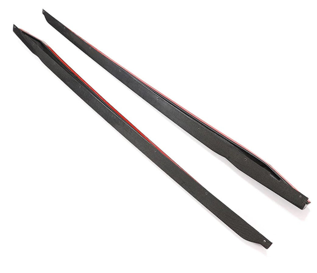 Carbon Fiber Side Skirts - Honda Civic Sedan 11th Gen