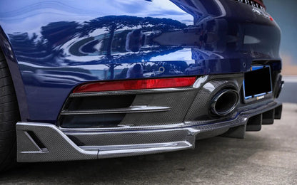 Carbon Fiber Upper Rear Diffuser - Porsche 911 992.1 Carrera (2019-2023)