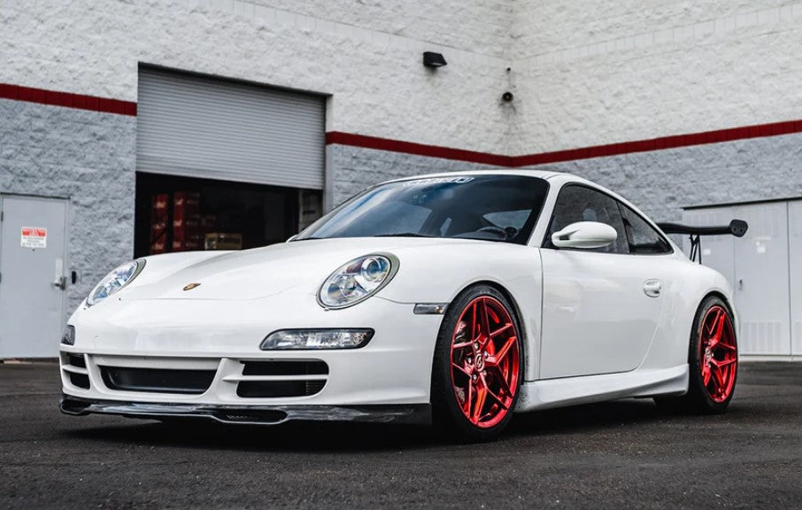 Carbon Fiber EM Style Front Lip - Porsche 997.1 Carrera (2005-2008)