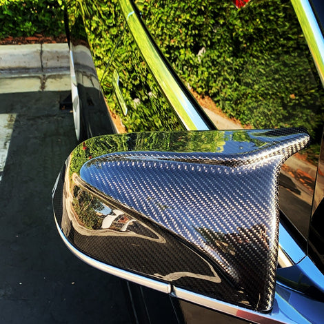 Carbon Fiber M Style Mirror Caps (V1) - Tesla Model 3