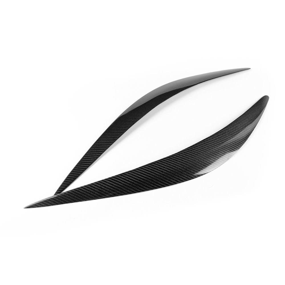 Carbon Fiber Headlight Eyelid Eyebrow - Infiniti Q50