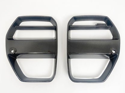 Vorsteiner Style Carbon Fiber Front Grilles - BMW G80 M3 &amp; G82 G83 M4