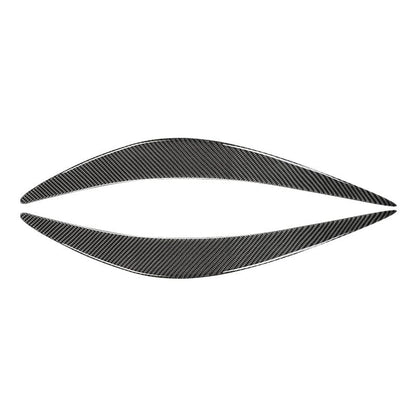 Carbon Fiber Headlight Eyelid Eyebrow - Infiniti Q60