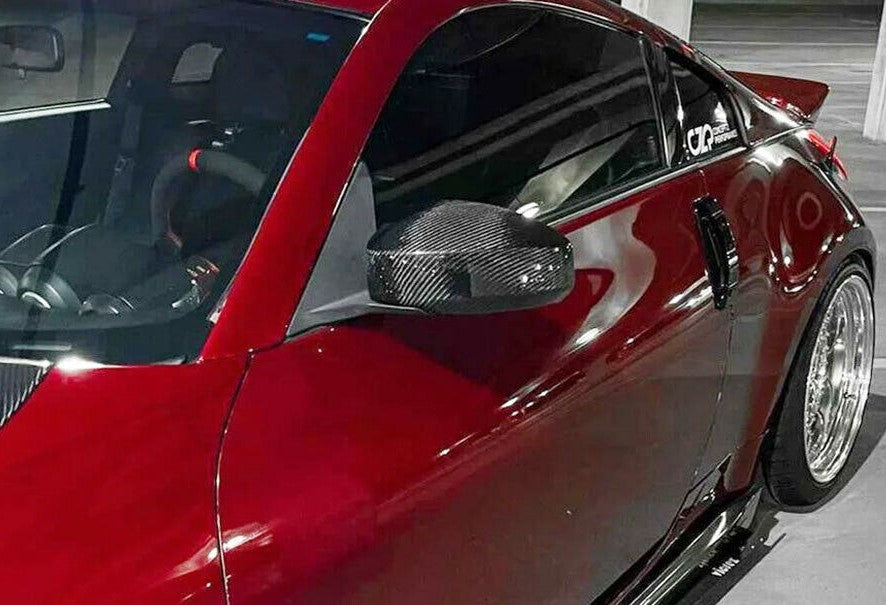 Carbon Fiber OEM Style Mirror Caps - Nissan 350Z Z33