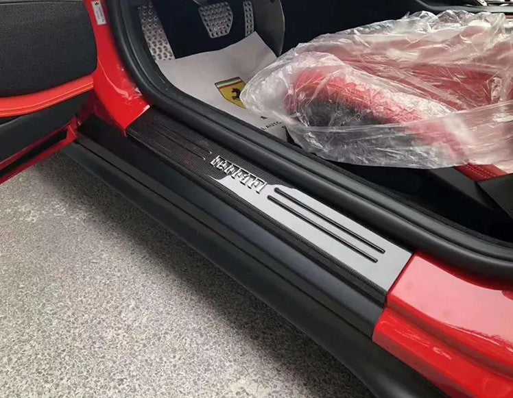 Carbon Fiber Inner Door Sill - Ferrari 488