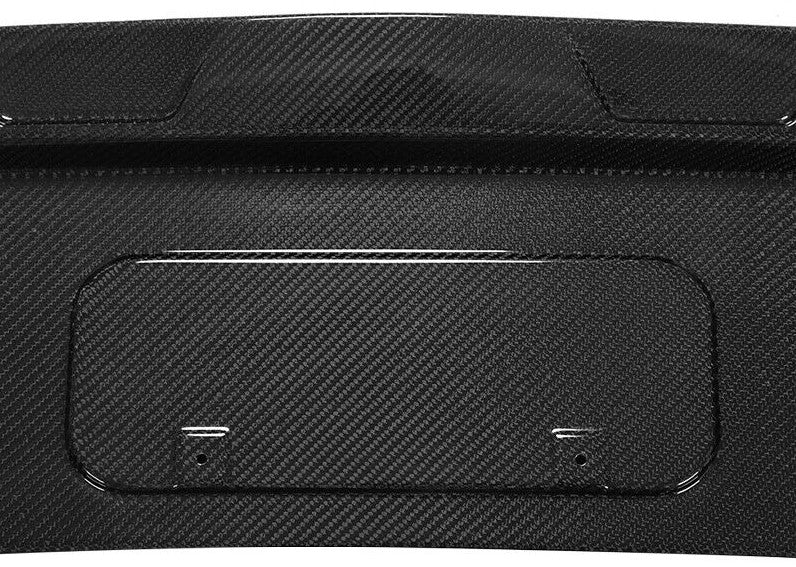 Carbon Fiber Rear License Plate Mount - Chevrolet Corvette C8 Stingray