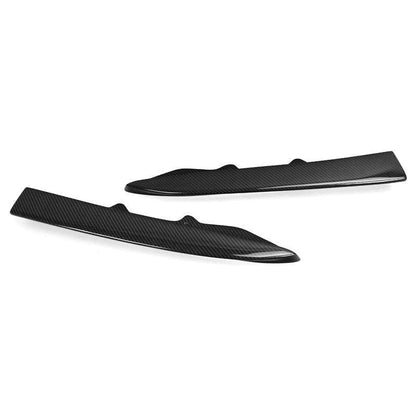 Carbon Fiber Rear Canard Splitters (V1) - BMW F30 (M-Sport Only)