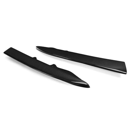 Carbon Fiber Rear Canard Splitters (V1) - BMW F30 (M-Sport Only)