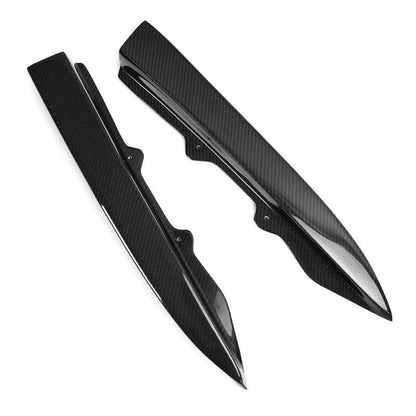 Carbon Fiber Rear Canard Splitters (V1) - BMW F30 (M-Sport Only)