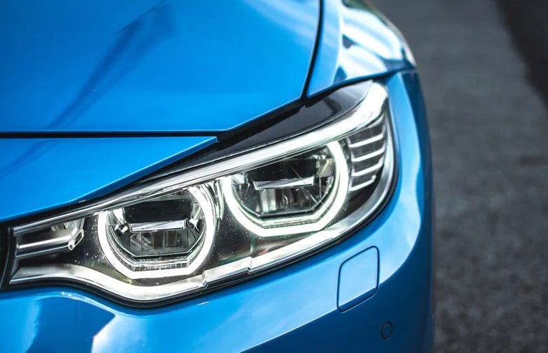 Carbon Fiber Headlight Eyelid Eyebrow BMW F32 F33 F36