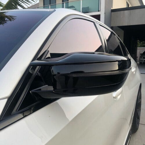 Gloss Black M Style Mirror Caps - BMW G20