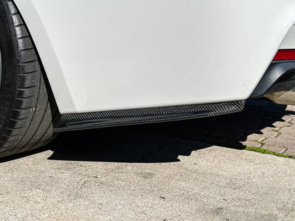 Carbon Fiber Rear Canard Splitters (V1) - BMW F30 (M-Sport Only)