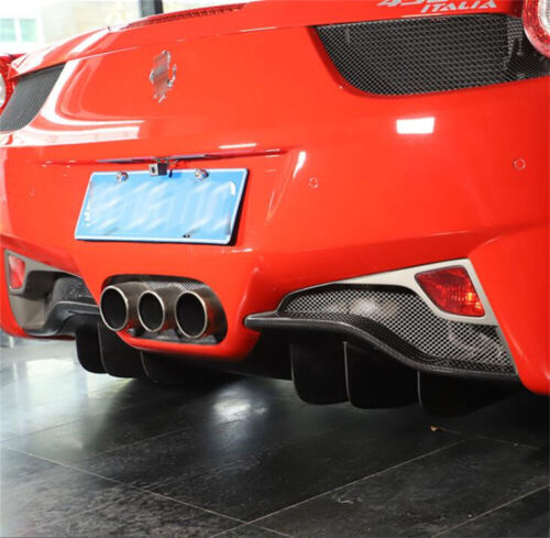 Carbon Fiber Rear Diffuser Trim - Ferrari 458