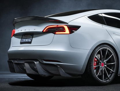 Carbon Fiber Rear Diffuser - Tesla Model 3