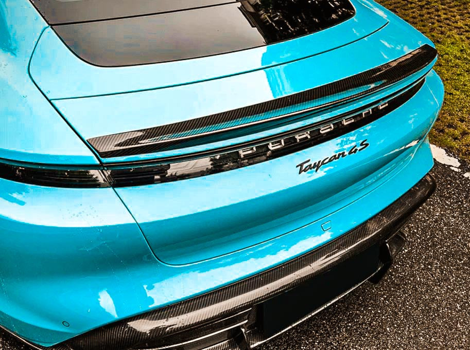 Carbon Fiber Trunk Spoiler - Porsche Taycan (2019-2023)