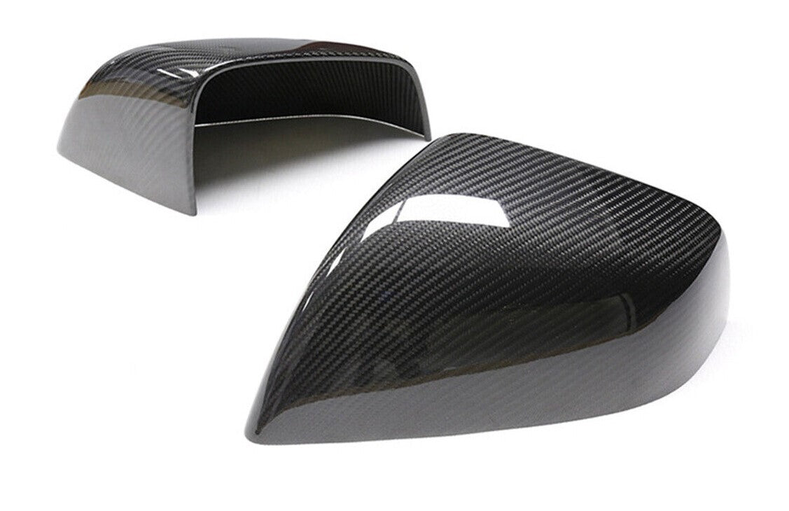 Carbon Fiber M Style Mirror Caps - Tesla Model S